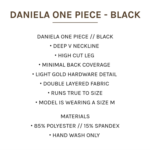 Black one piece bathing suit large - Picture 3 of 6